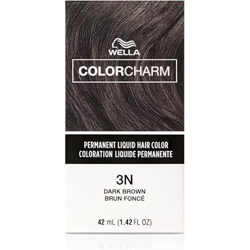 WELLA Color Charm Permanent Liquid Hair Color for Gray Coverage, Brown