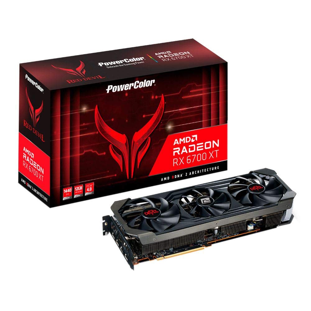【メーカー保証期間内】Power Color RX 6700 XT PowerColor AMD Radeon RX 6700 XT Red Devil Graphics Card 12GB