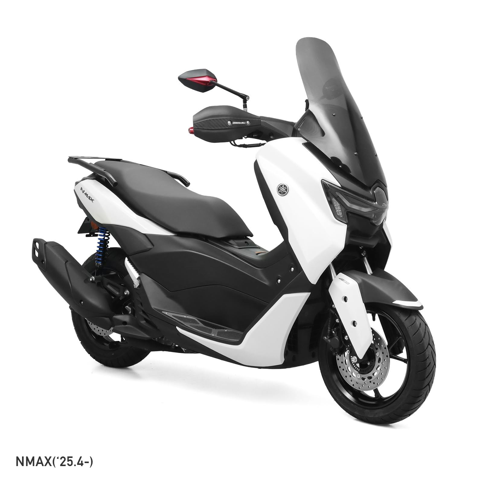 ★☆エンデュランス　リアサスペンション　335mm NMAX PCX シグナス Amazon | エンデュランス バイク リア サスペンション 黒ボディ 青