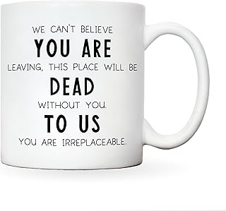 Work leaving gifts | You are dead to us mug | funny work gifts | funny work colleague gifts | leaving gifts for colleagues | colleague leaving gifts