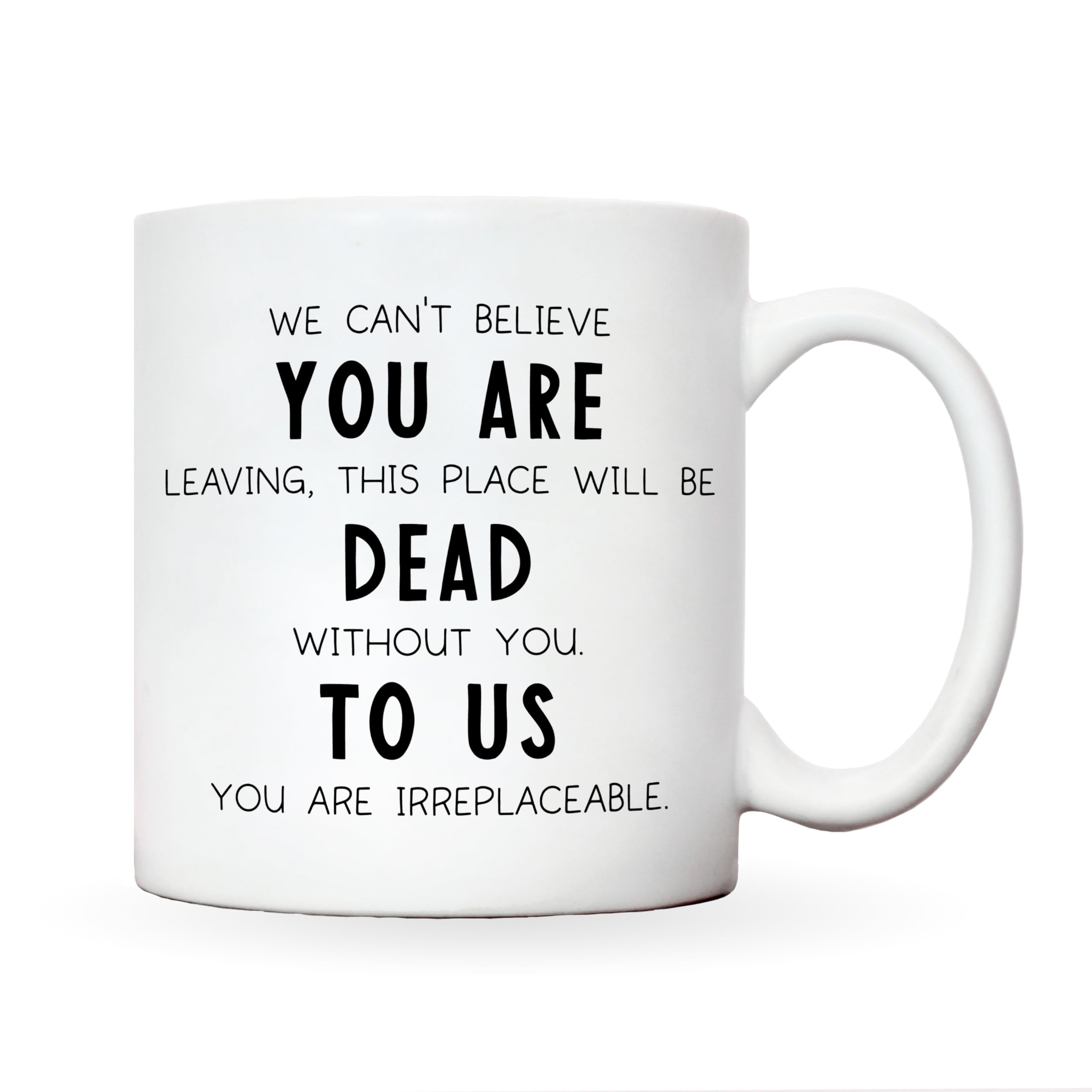 Work leaving gifts | You are dead to us mug | funny work gifts | funny work colleague gifts | leaving gifts for colleagues | colleague leaving gifts