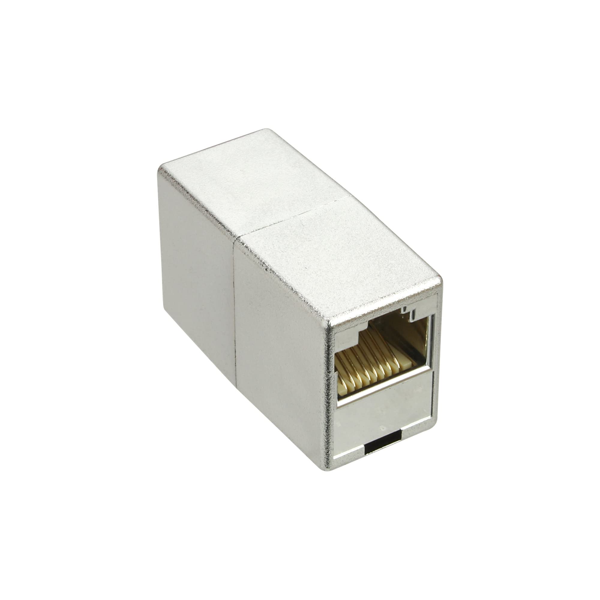 Aquatuning Patchkabelkupplung Patchkabelkupplung 2x RJ45 Buchse geschirmt