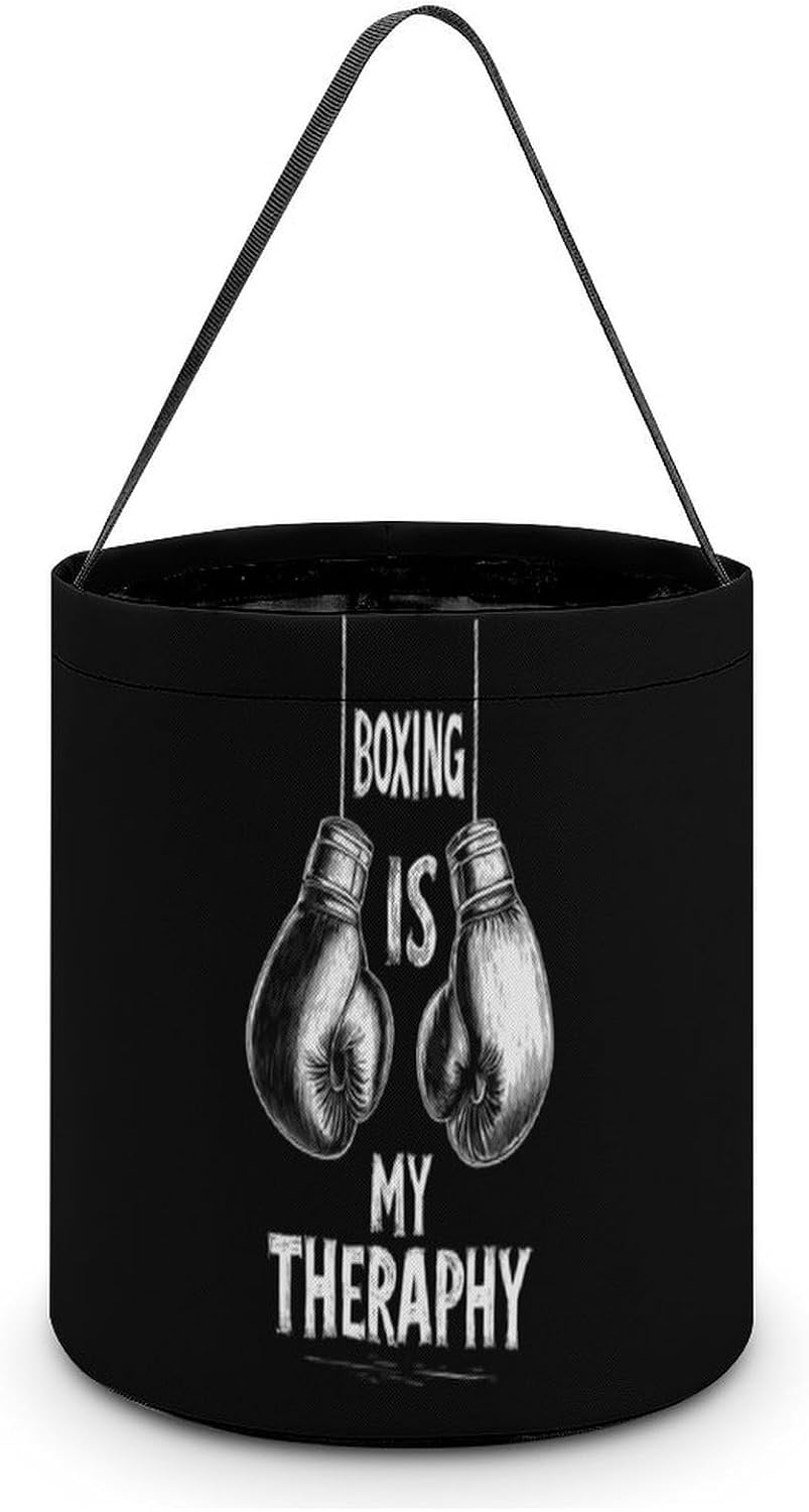 Boxing Is My Theraphy Candy Bag Halloween Treat Goody Bags Party Basket Handbag Holiday Decor