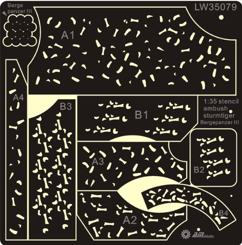 Alliance Model Works 1:35 German Camo for Strumtigers & Bergepanzer III #LW35079