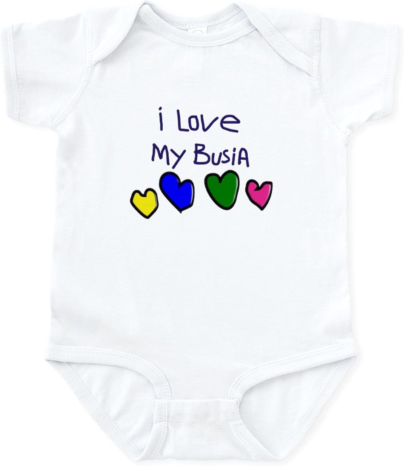 CafePress I Love My Busia Body Suit Cute Infant Bodysuit Baby Romper