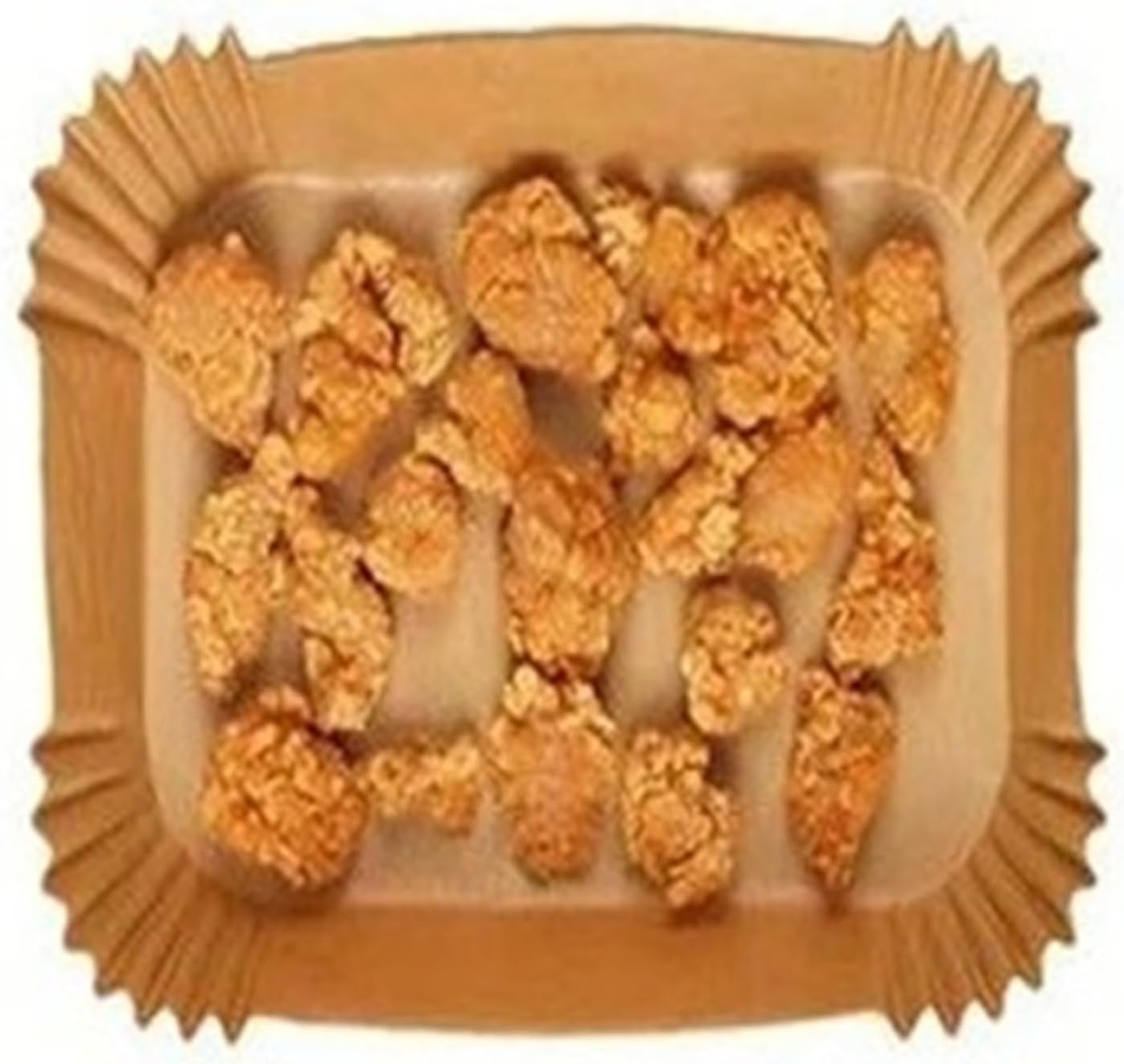 50/100/200pcs Air Fryer Paper Liners Disposable Baking Square Parchment Kitchen Party Supplies(100pcs square)