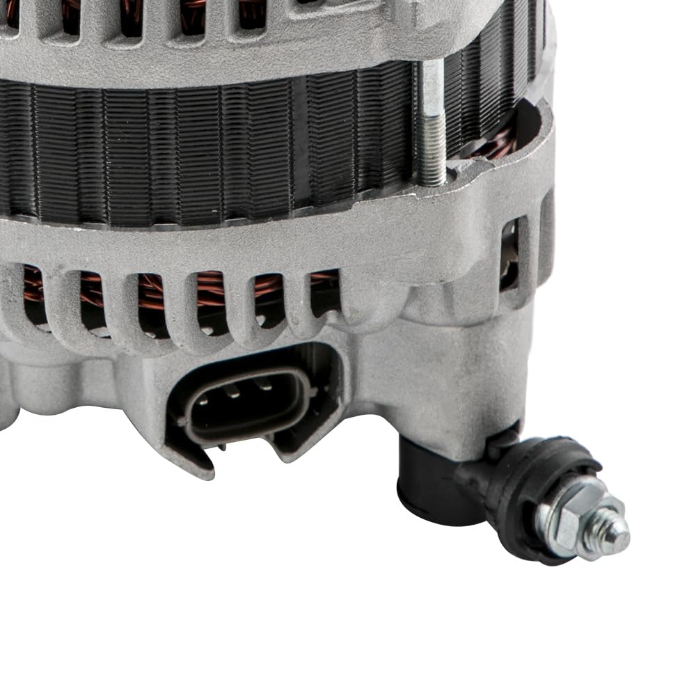 maXpeedingrods 23100EB310, 23100EB31A, 23100EB31B 12V 120A Alternador Generador para Nissan Navara D40 Pathfinder 2.5 dCi A3TG2681B, A3TG2681ZE, 23100EB71A