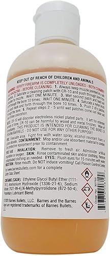 Miniatura 2 de Barnes Bullets Cr-10 Limpiador de orificios Botella 8Oz /1 30755 Señuelo