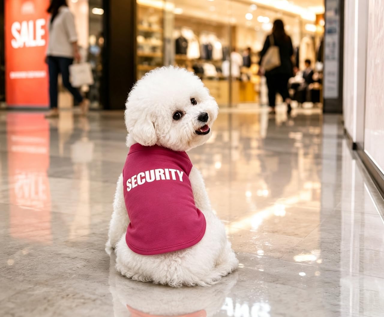 Petitebella Security Guard Puppy Dog Shirt