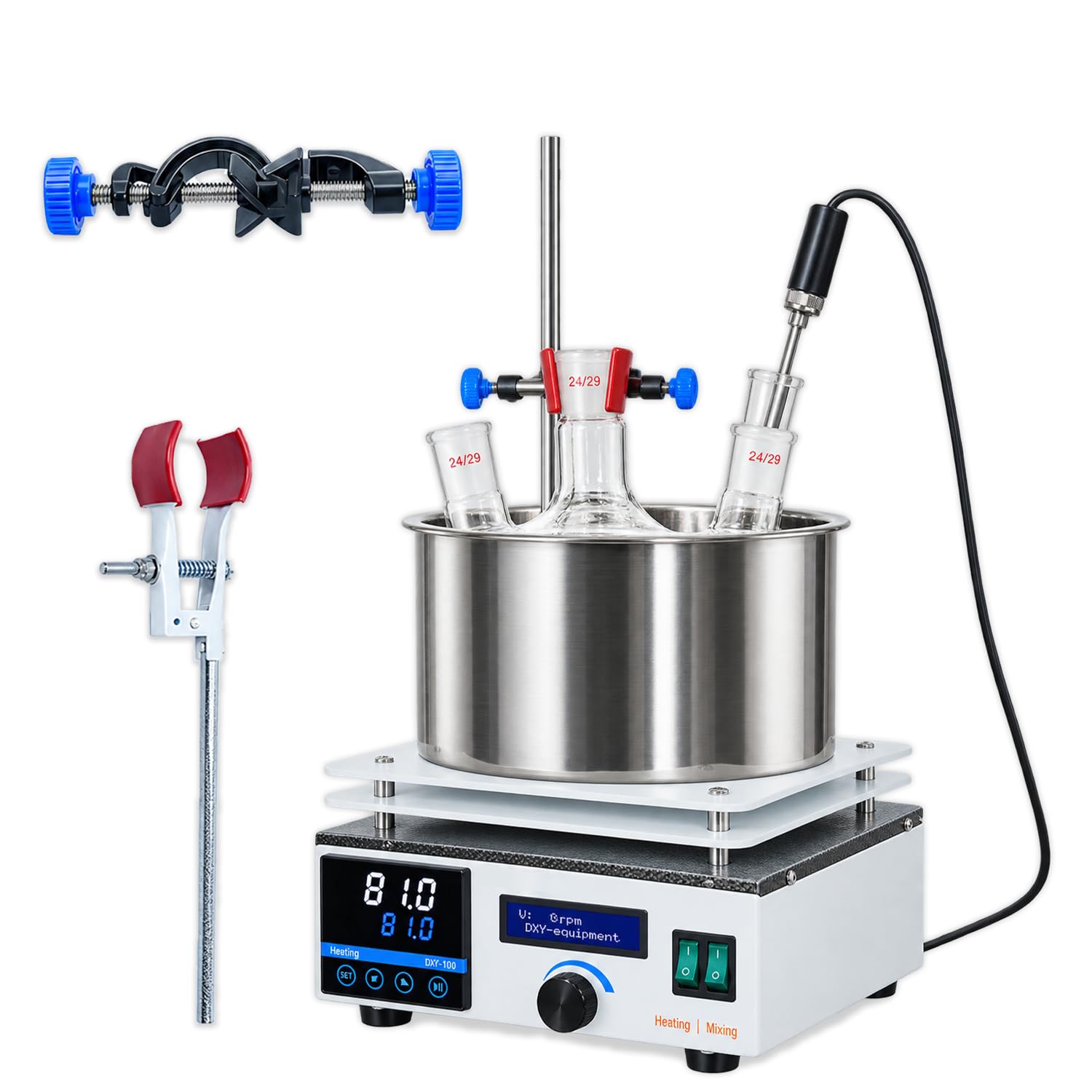 Riscaldatore da Laboratorio a Bagno d'Acqua/Olio con agitatore 5L