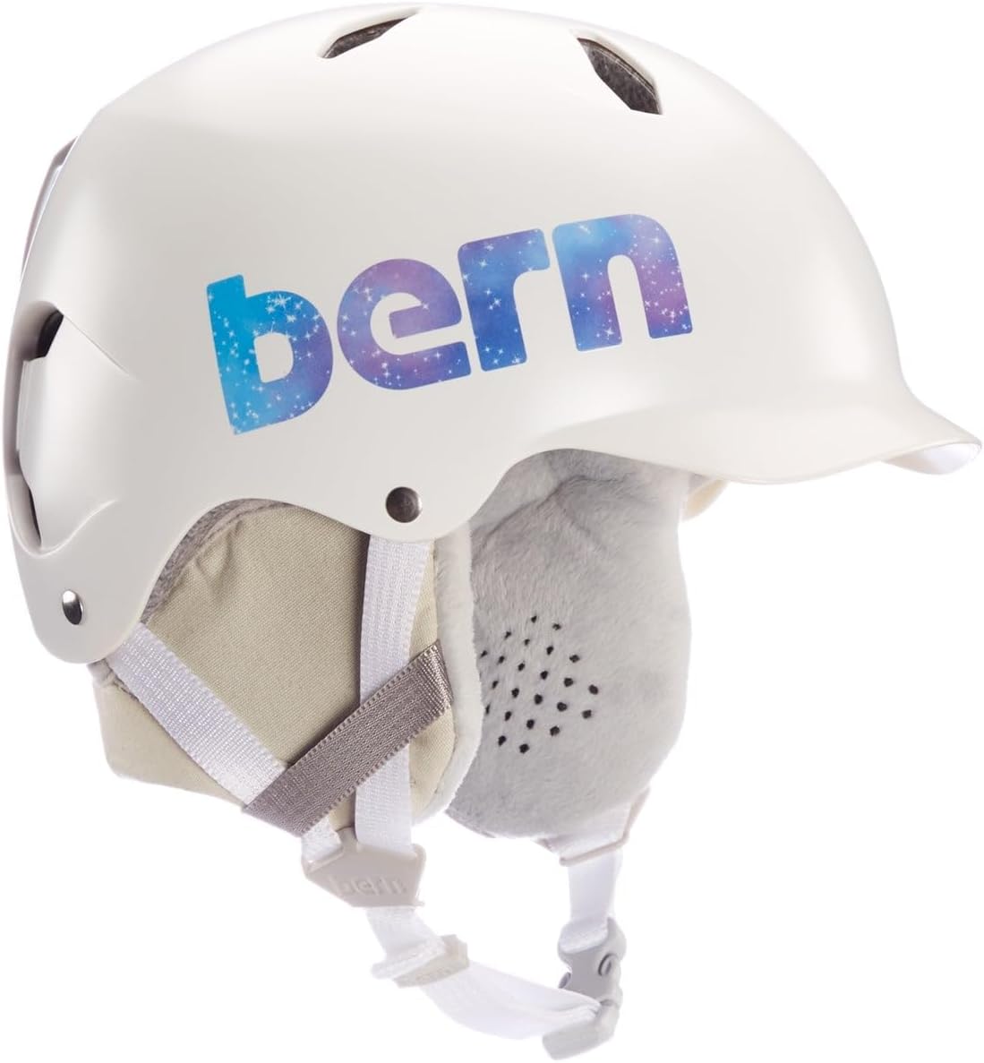 BERN, Summer Bandito EPS Helmet Medium-Large Satin White Galaxy