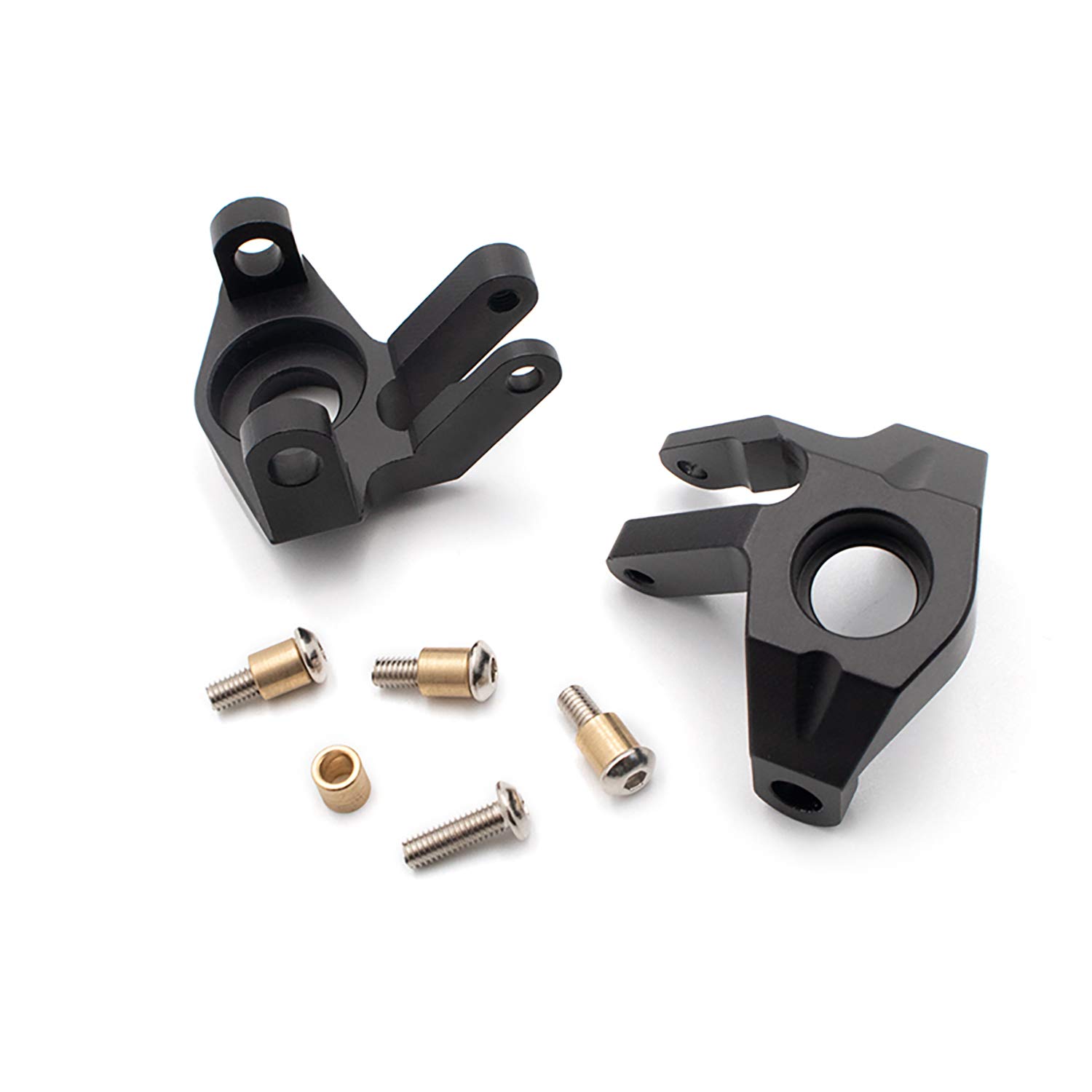 LCX Racing 1/10th RC Crawler Car CNC Machined Aluminum AR44 Steering Knuckles for Axial SCX10 II 90046 90047, Upgrades Parts Accessories