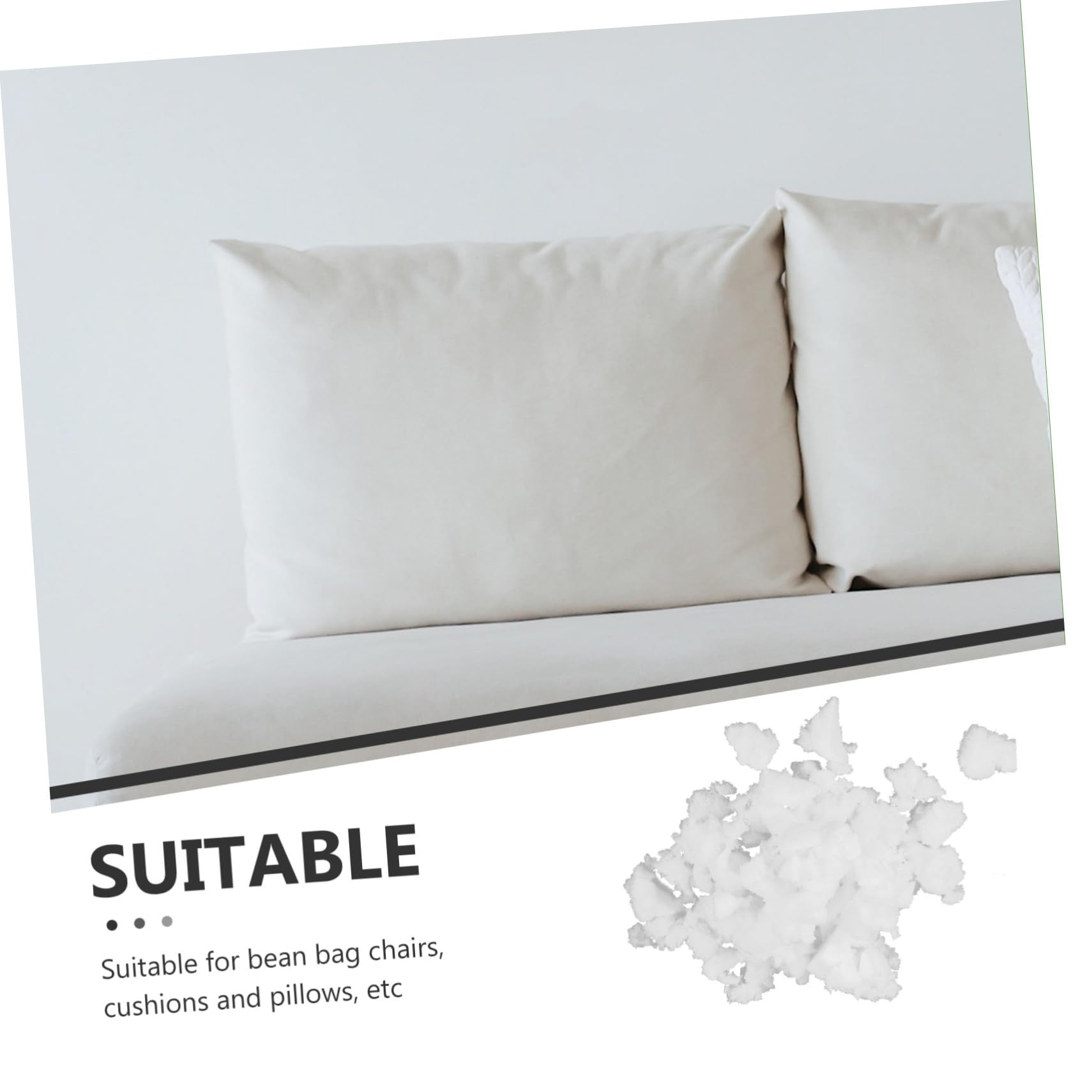 NUOBESTY Memory Schaum Füllmaterial Sofaschaumstoff Kissenfüllung Sitzsack Nachfüllung Weicher Schaumstoff Füllung Für Selbstgemacht Kissen Und Puppen