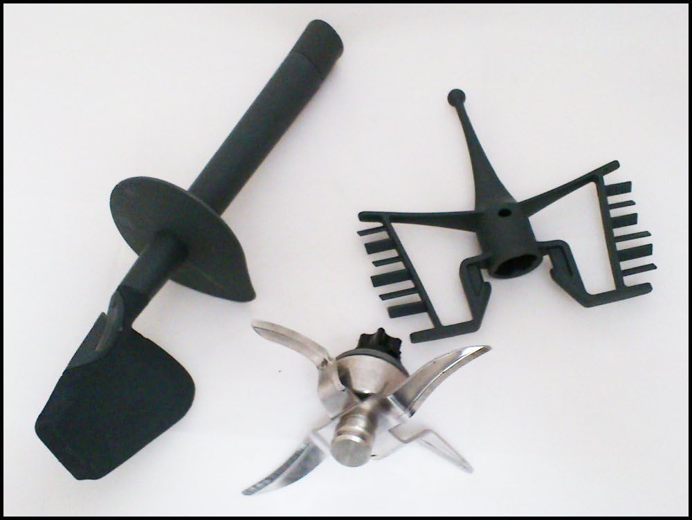 Vorwerk Thermomix TM31 TM 31 accessories mixing knife+butterfly blade+scoop set new and in original packaging