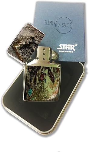 Miniatura 2 de Geode Gem Garden - Silver Chrome Pocket Lighter