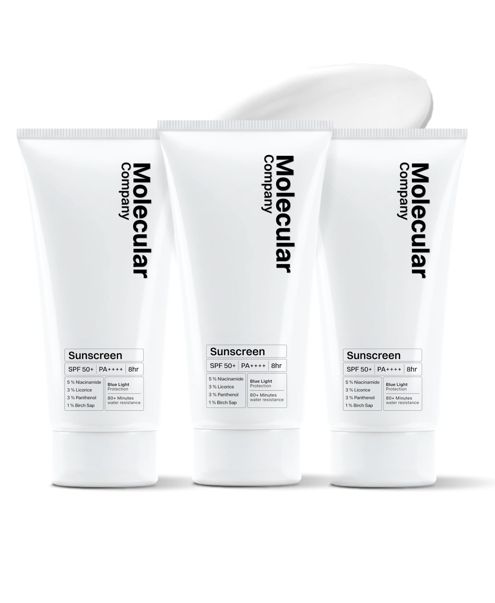5% Niacinamide Moisturizing Gel Sunscreen ,SPF 50+ PA++++ | Clinically Tested in USA | For Oily, Dry, Sensitive, Combination, Dull, Acne prone skin | Zero stickiness/grease | Blue Light Protection | 80 min water & sweat resistance | 8 hr Protection | For Men & Women | 50 g (3)-image-39