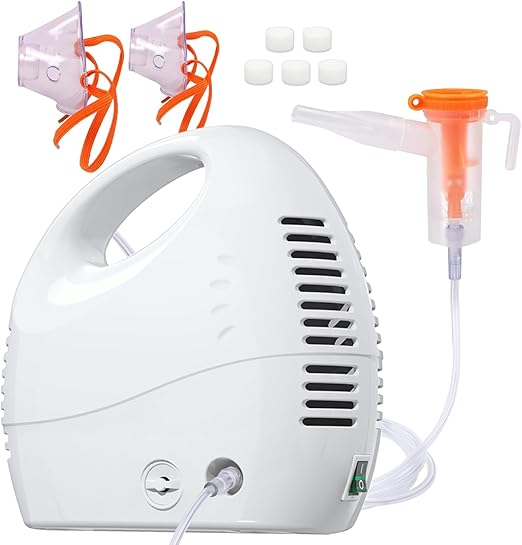 Nebulizer No. M-175 Nebulizer No. M-175 Portable smart nebulizer, home desktop nebulizer, nebulizer for breathing problems for adults and children, cold mist steam inhaler with full set of accessories