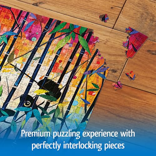 Wonder Forge Peekaboo Panda 1000 Piece Jigsaw Puzzle for Adults | Unique, Perfectly-Fitting Pieces | Fun, Vibrant Imagery | Amazon Exclusive - Thumbnail 5
