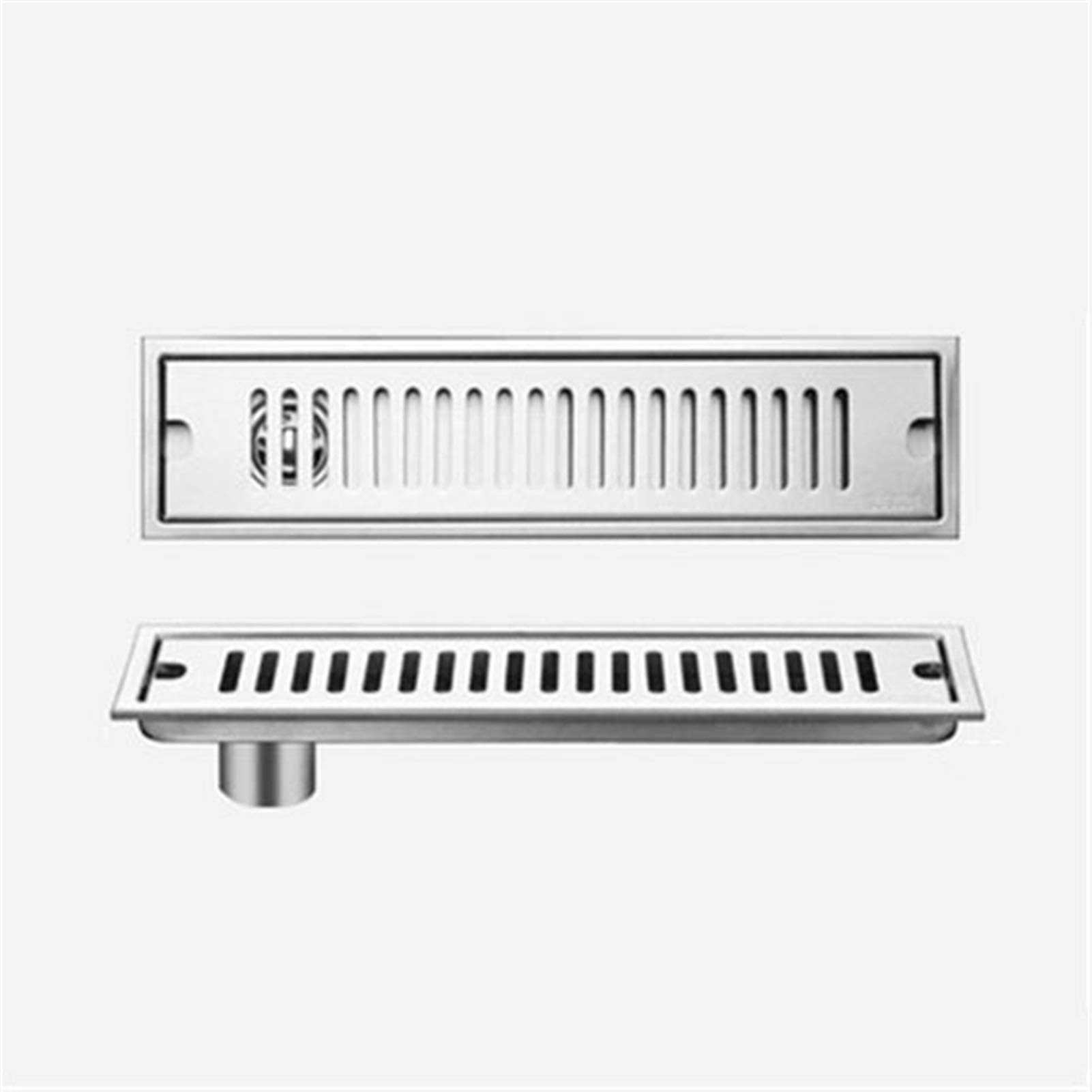 Caniveau de douche linéaire brossé en inox pour salle de bain et cuisine