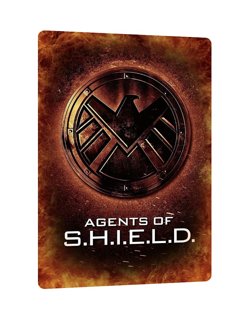 Agents of Shield Logo Poster Miniature Picture with magnetic backing. The Symbol of Heroism. Directly sticks to any Metal Surface. Size 10x7cms Agents of Shied Digital Poster Series (AV30)