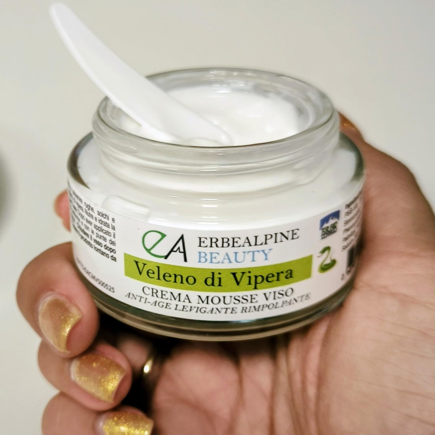 Siero e Crema al Veleno di Vipera – Trattamento Antiage Completo 2 in 1 | ERBEALPINE | Effetto Lifting Naturale, Antirughe e Rilassante | Agisce sui Recettori Muscolari | MADE IN ITALY