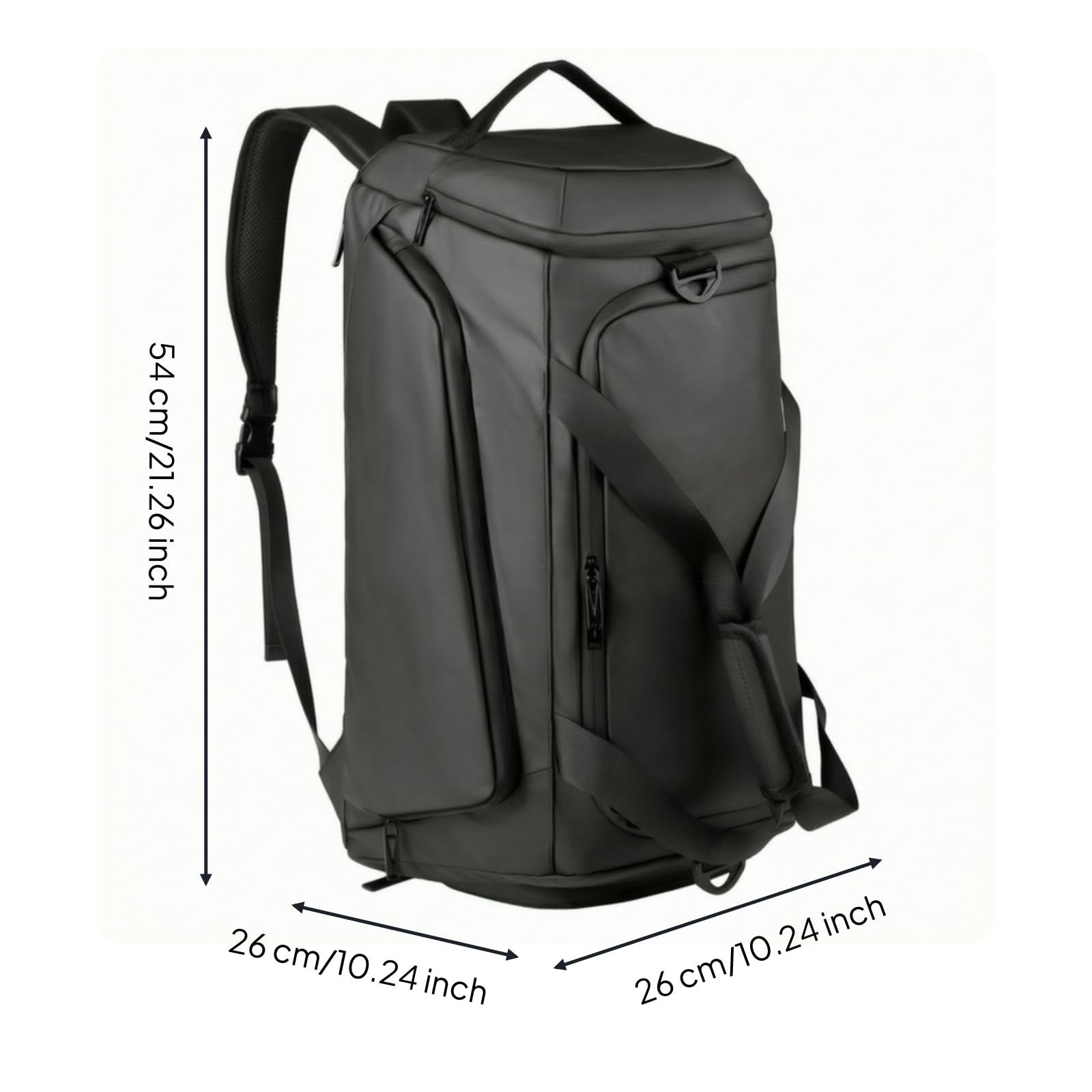 Borsone con Scomparto Scarpe Multitasche Borsone vo Multifunzione Borsa da Aggio per, aggiatori, Piscina