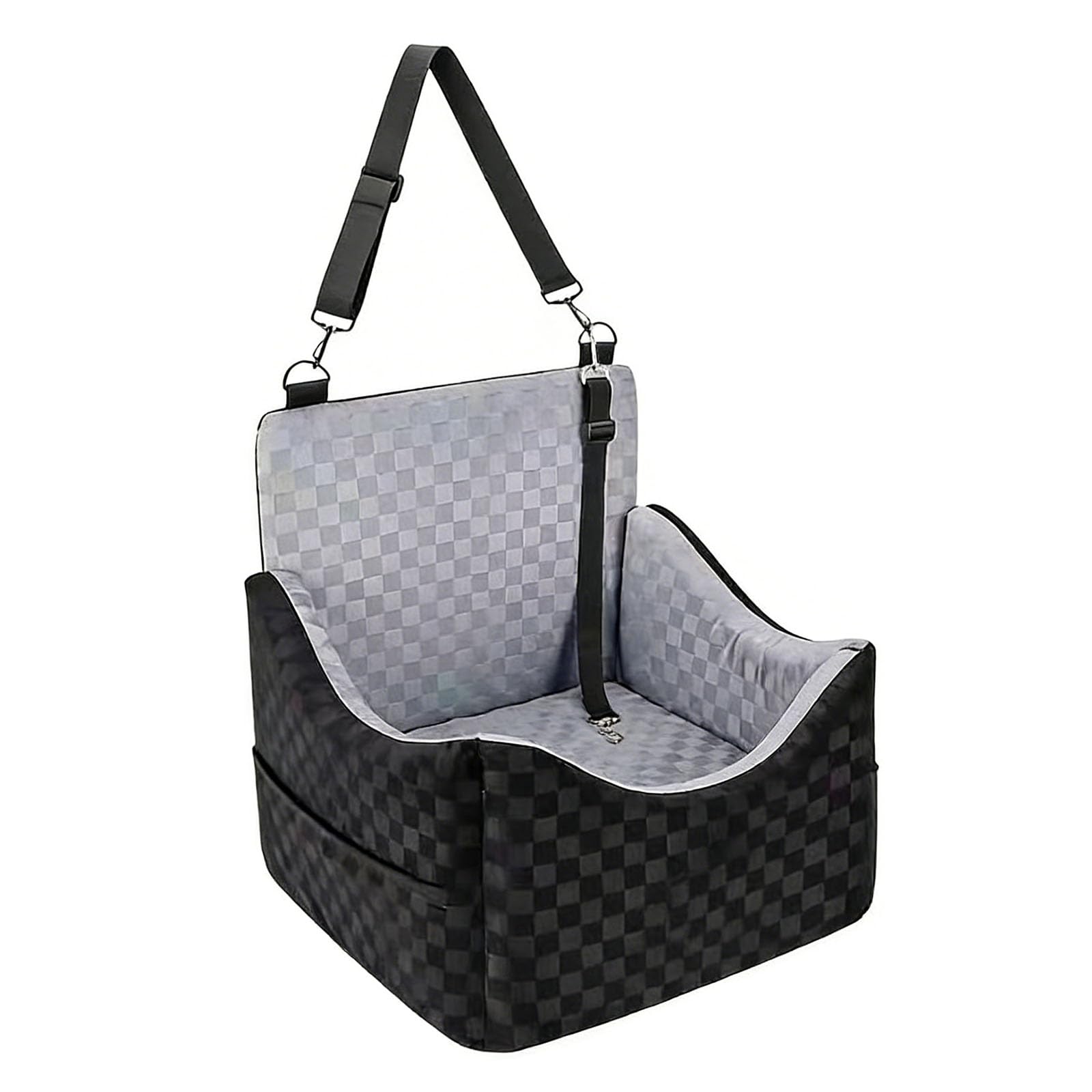 Coussin de siège de véhicule pour animaux idéal pour voyager en toute sécurité