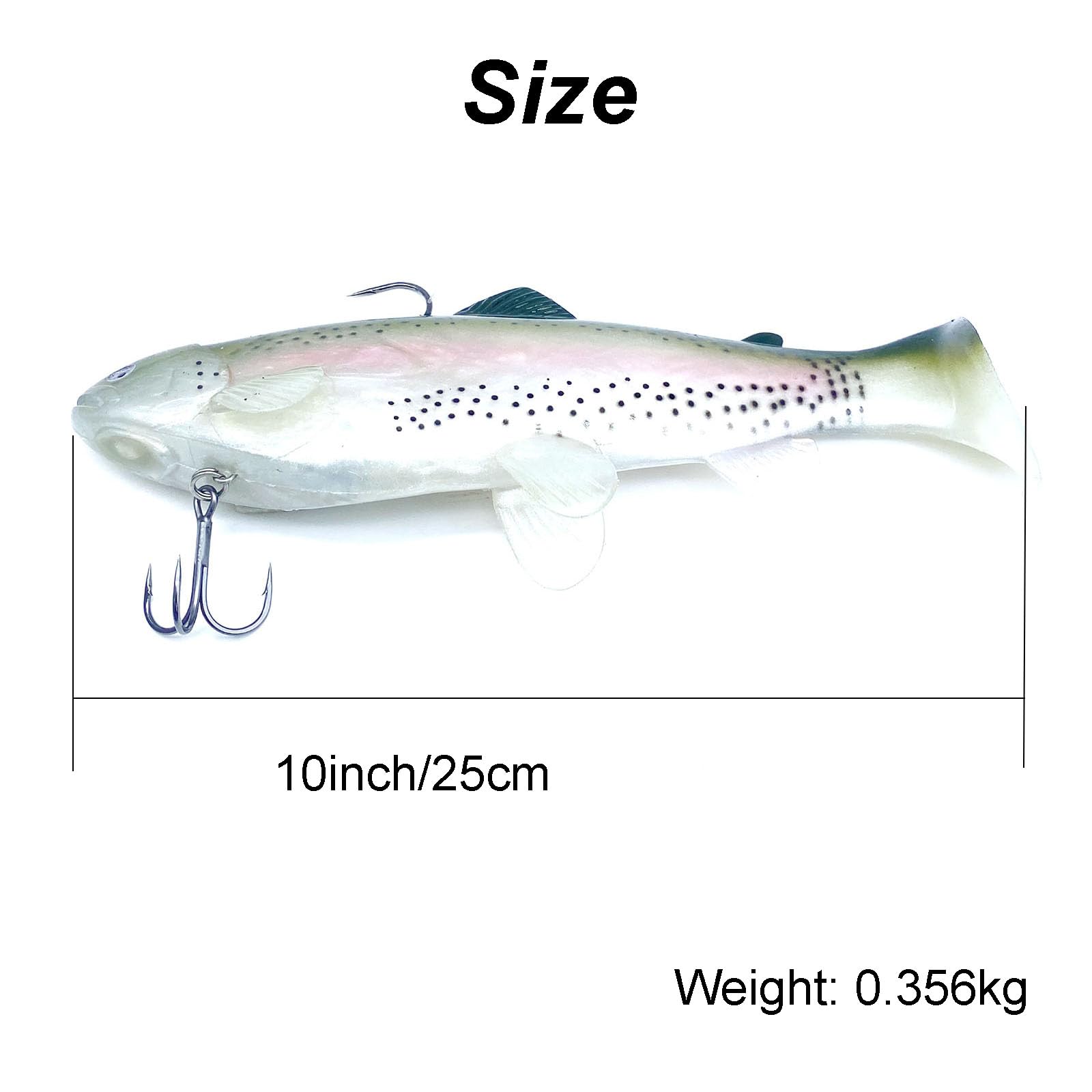 Paddle Tail Swimbaits, señuelos de pesca de Plástico Flexible para la pesca de la lubina, cebos de pesca Premium para agua salada de agua dulce, pesca de la trucha Sappie