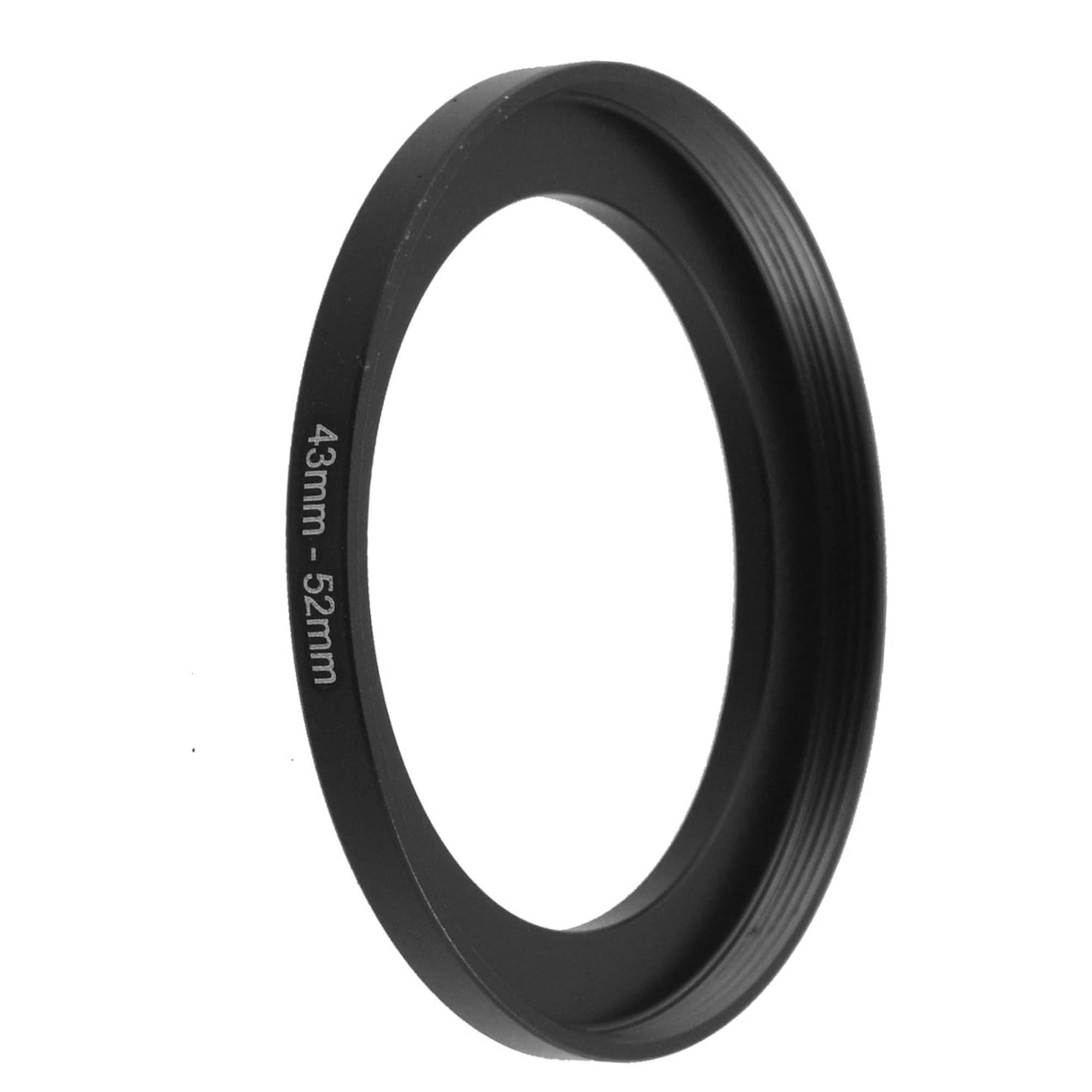 Sourcingmap Metalowy adapter pierścienia filtrującego Step Up, 43 mm do 52 mm step-up, filtry pierścieniowe do osłony obiektywów aparatu, aluminiowe pierścienie krokowe aparatu 43 mm do żeńskiego, 52
