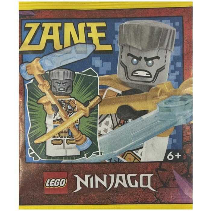 LEGO Ninjago Zane Golden Minifigure Paper Bag Set 892306