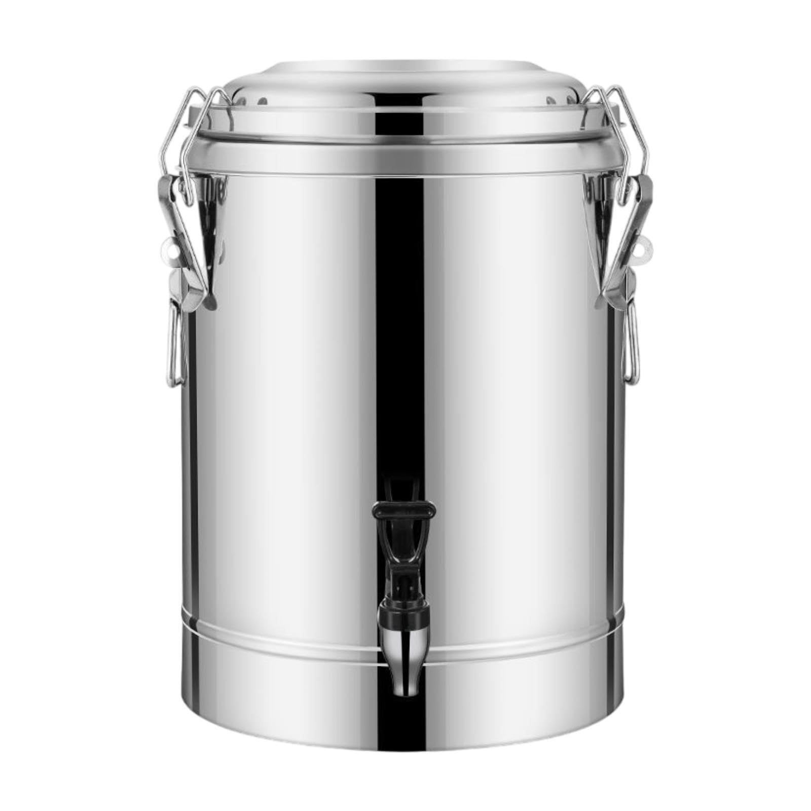 SBCGFY 20L Insulated Beverage Dispenser Thermal Milk Tea Bucket Insulated Drink Dispenser Hot Drinks Container For Water Porridge Soup