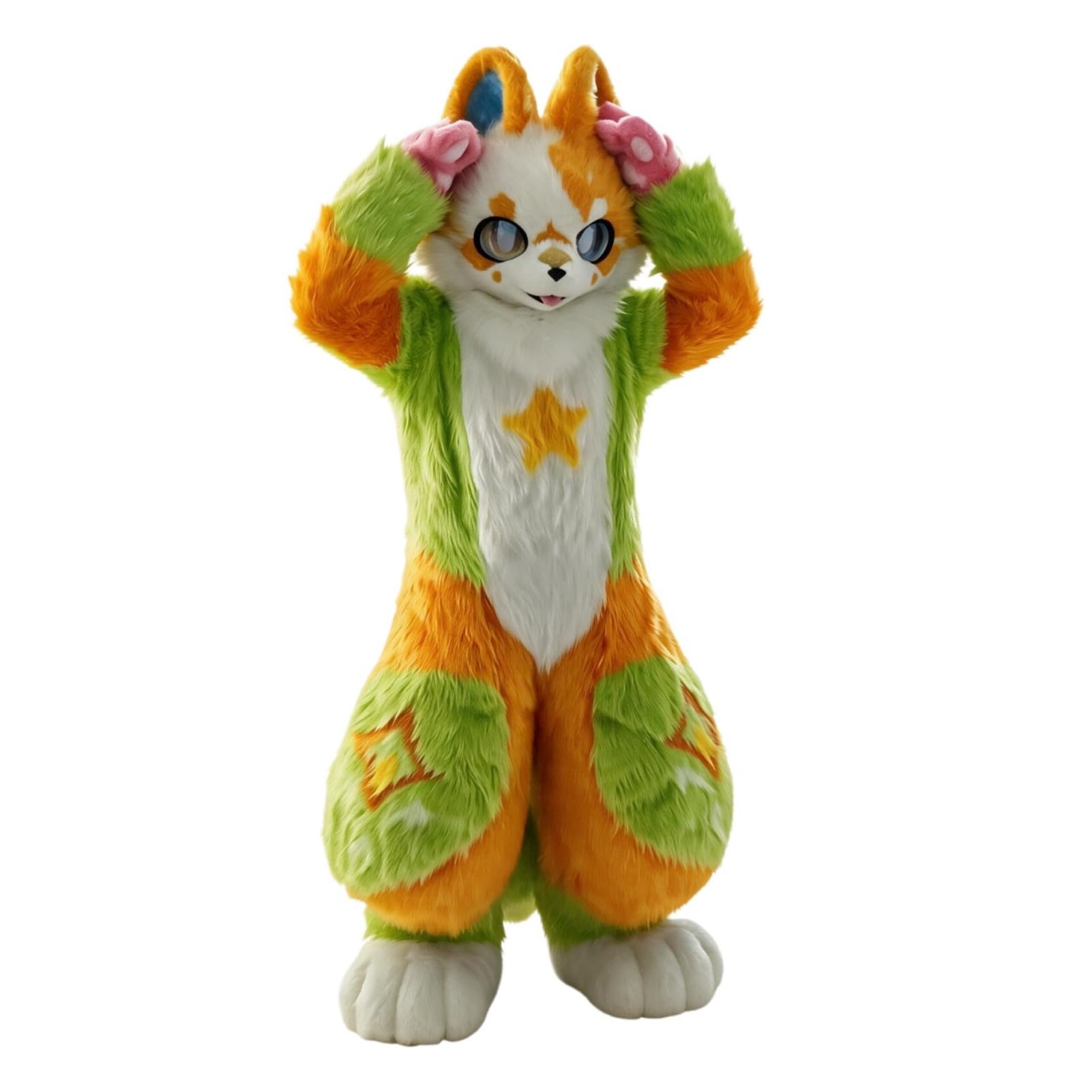 Furry Fursuit pełny kostium maskotki realistyczny strój cosplay | Dostępny w wielu kolorach z możliwością dostosowania rozmiarów. Idealny na imprezy, karnawały, pokazy cosplay i spotkania fur