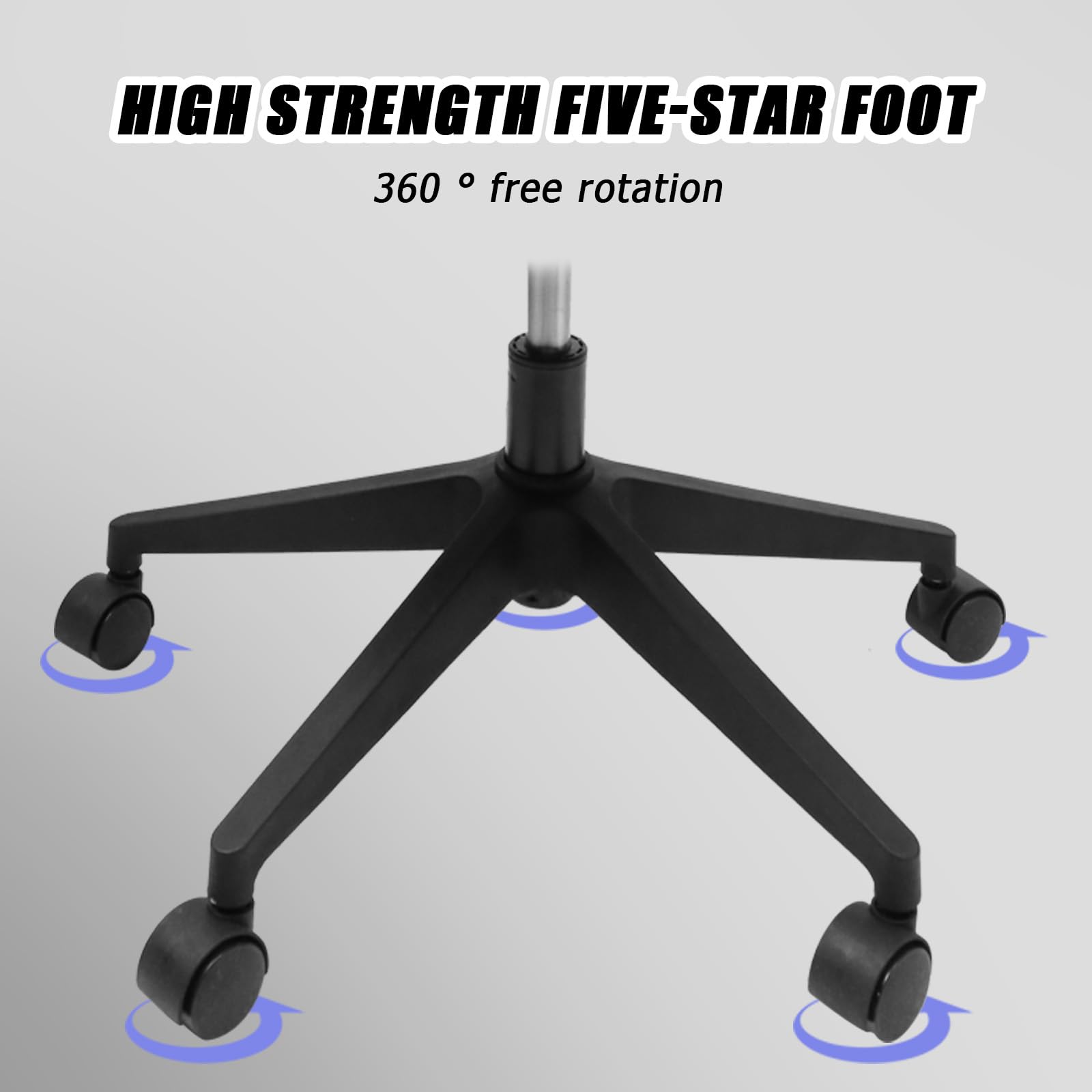OHMG Sedia da ufficio,Sedia da gaming ergonomica con supporto lombare,Braccioli,Poggiatesta regolabili,Sedia per computer girevole ad alto schienale confortevole per ufficio a casa (B-nero)