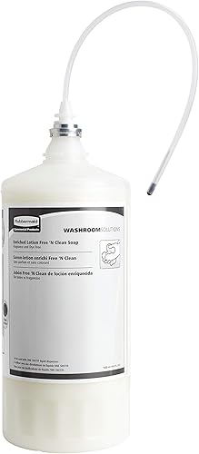 Rubbermaid Commercial FG4013131 Loción de jabón de manos enriquecido con hidratantes, jabón de loción, 27.1fl oz, certificado verde (el embalaje