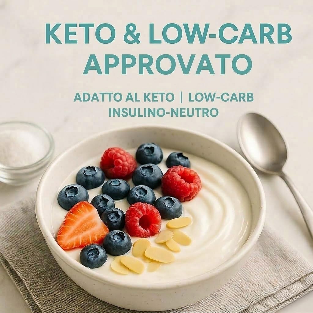 GiDeli Eritritolo 3 kg di zucchero semolato privo di calorie come alternativa allo zucchero vegano e dentale