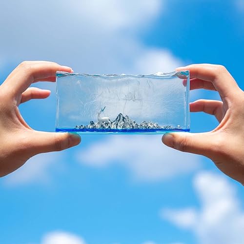 Miniatura 7 de Juego de moldes de silicona de resina epoxi Sea Mountain Diorama Fish Tank Miniature