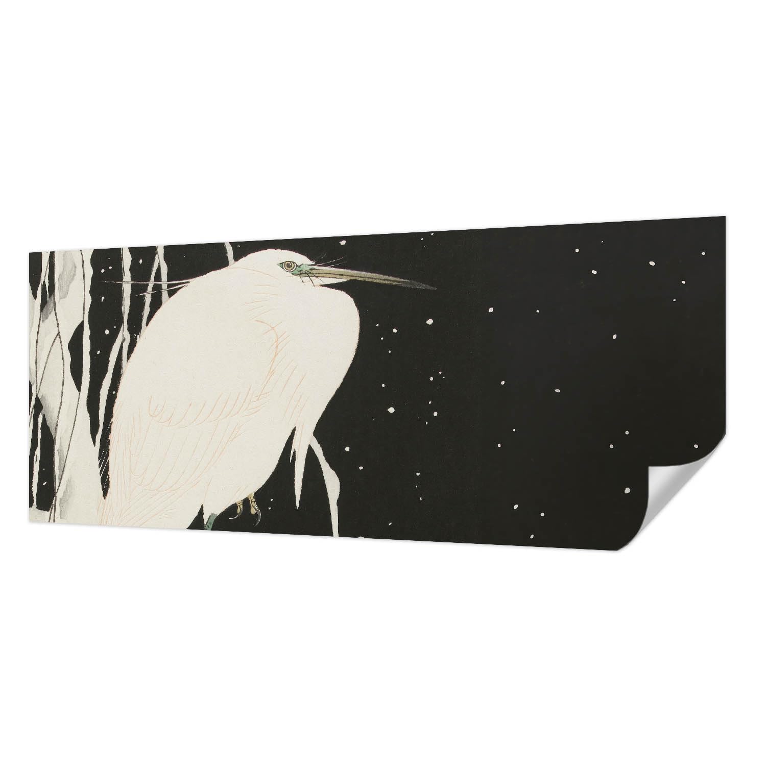 Papier peint adhésif 250x104 cm oiseau hivernant salon chambre