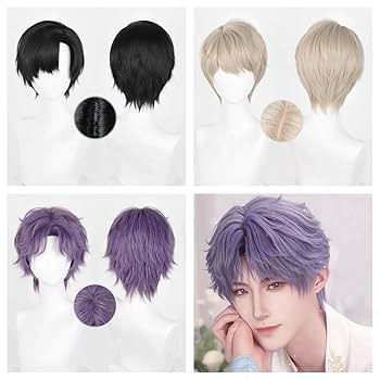 Amazon.co.jp: 恋と深空 ウィッグ ホムラ セイヤ レイ 耐熱