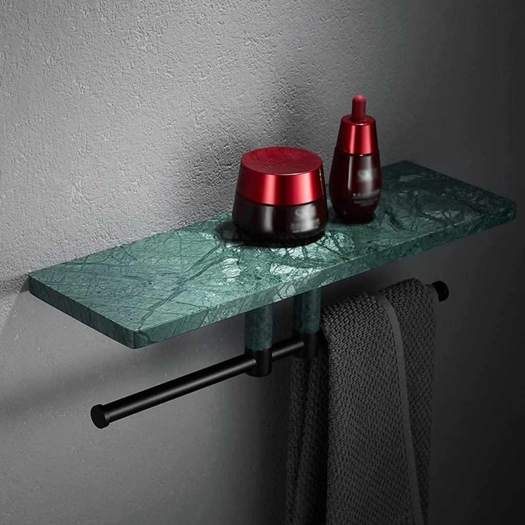 CTPCRTYK Shower Caddy Bathroom Shelf Floating Shelves Nordic Natural Marble Shelf Towel Shelf Light Bathroomrror Washstand Storage Clapboard