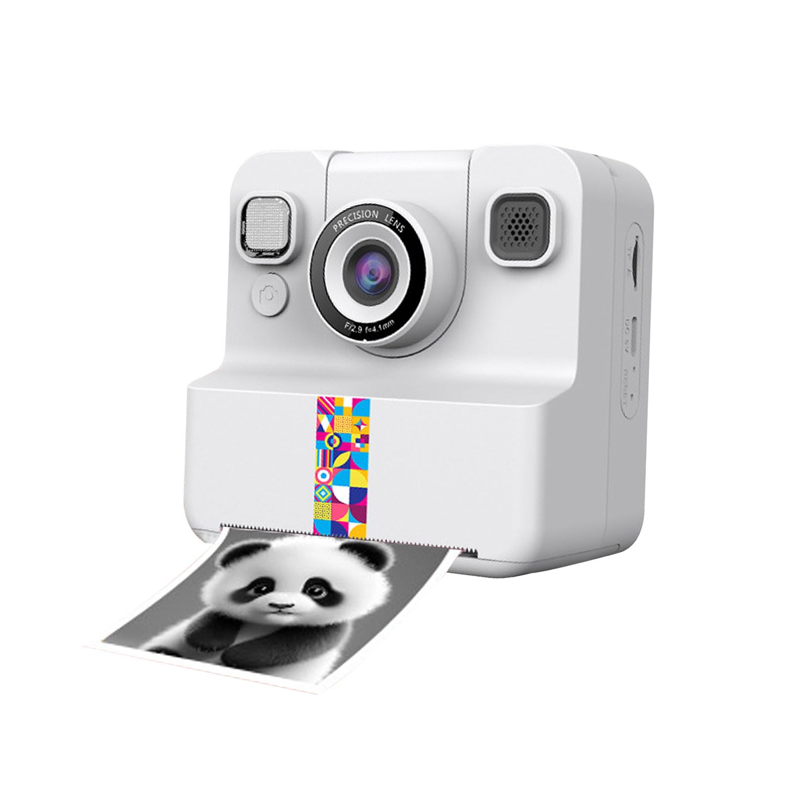 Fabater Instant Print Camera for Kids, Selfie Digital Camera with 180 Flip Lens, Lanyard, Print Paper, Portable Instant Cameras for Boys, Girls, Holiday Birthday Gifts-image-21