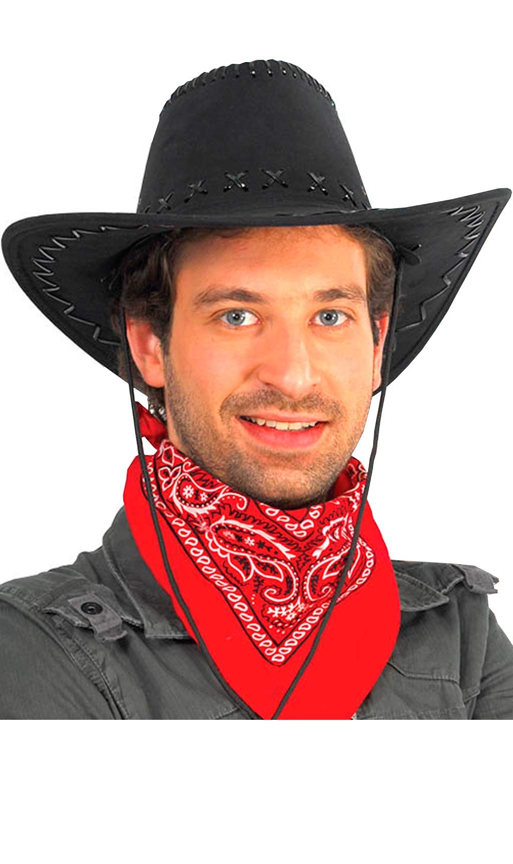 FIESTAS GUIRCA S.L. Sombrero de Vaquero Cowboy Negro