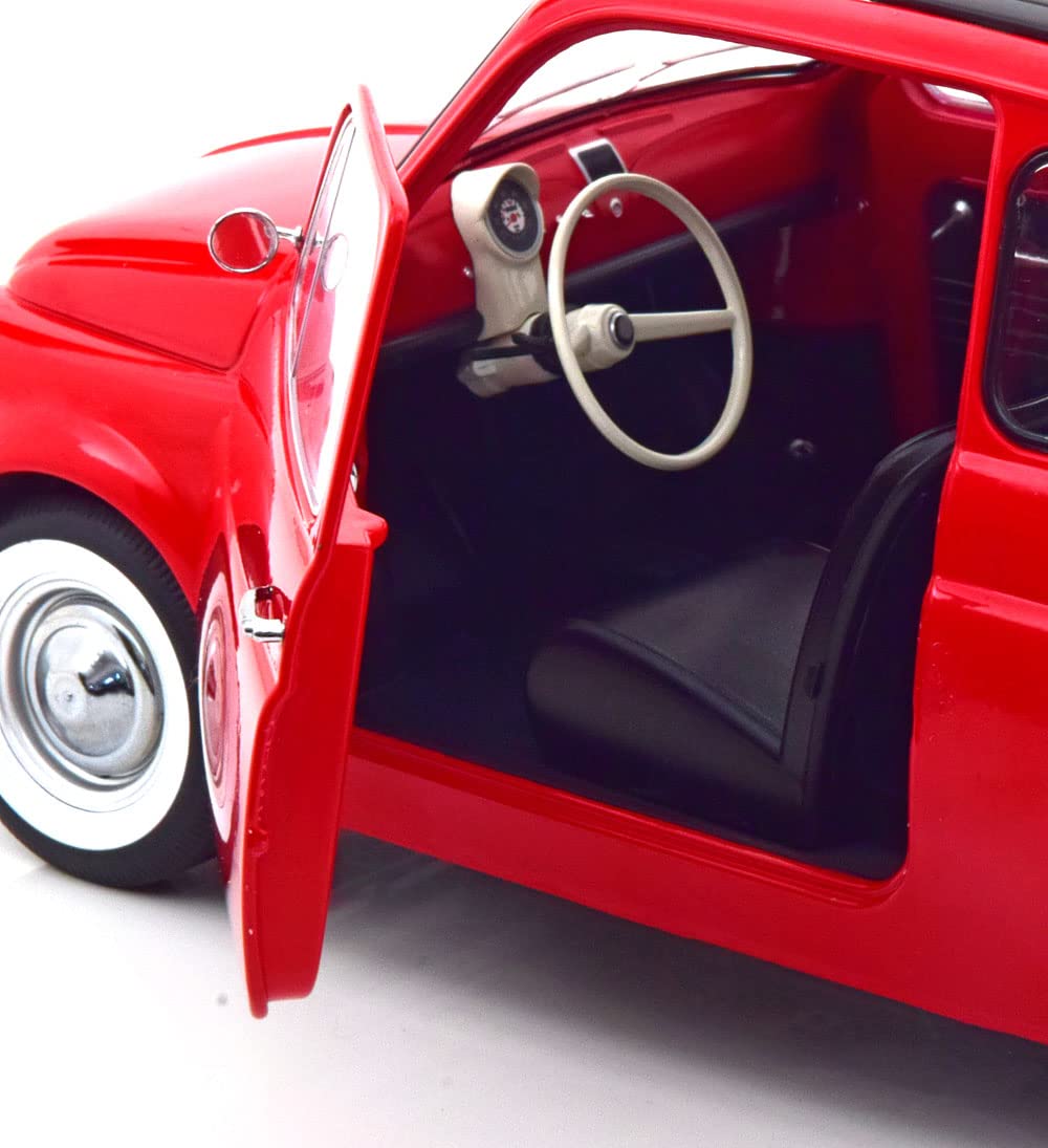 Amazon | KK scale 1/12 Fiat 500F 1968 red 完成品 | ミニカー・ダイ