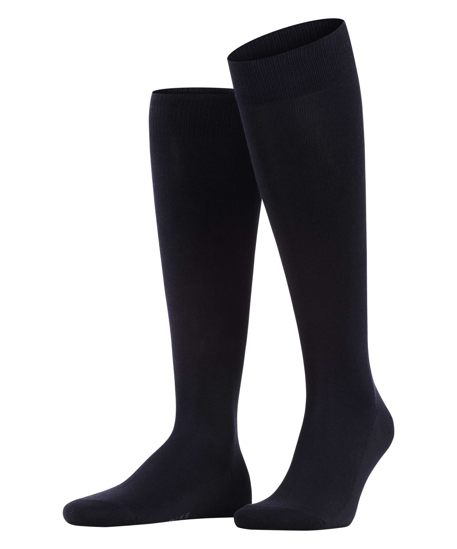 FALKE Mężczyźni Podkolanówki Family M Kh bawełna długie jednokolorowe 1 Para, Niebieski Dark Navy 6375, 43-46
