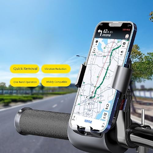 Miniatura 7 de Soporte para bicicleta, soporte universal para manillar de teléfono de motocicleta, giratorio de 360, para bicicleta, motocicleta, scooter,