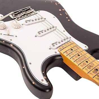 【美品】VHS VINTAGE V6 ICON エレキギター VINTAGE V6 Icon – abgenutzter Boulevard, Schwarz : Amazon.de