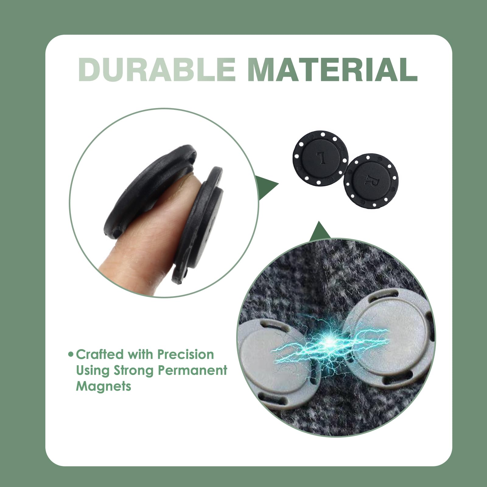 SUNSEA マグネットボタンジャケット Amazon.co.jp: 衣類用マグネットボタン 5個 縫製可能スナップ