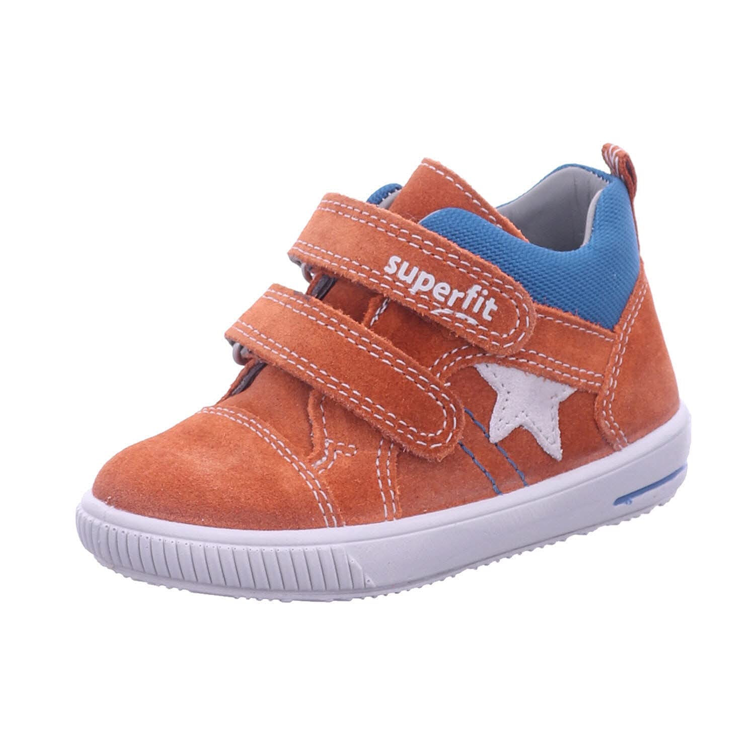 superfit MOPPY Baby Shoes,Kids, Orange Blue and Grey 5400, 19 EU