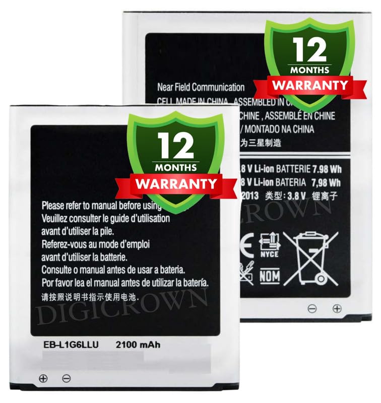 Image of Original EB-L1G6LLU Battery Compatible for Samsung Galaxy S3 | S3 Neo - (2100mAh) - 1 Year Warranty DF7