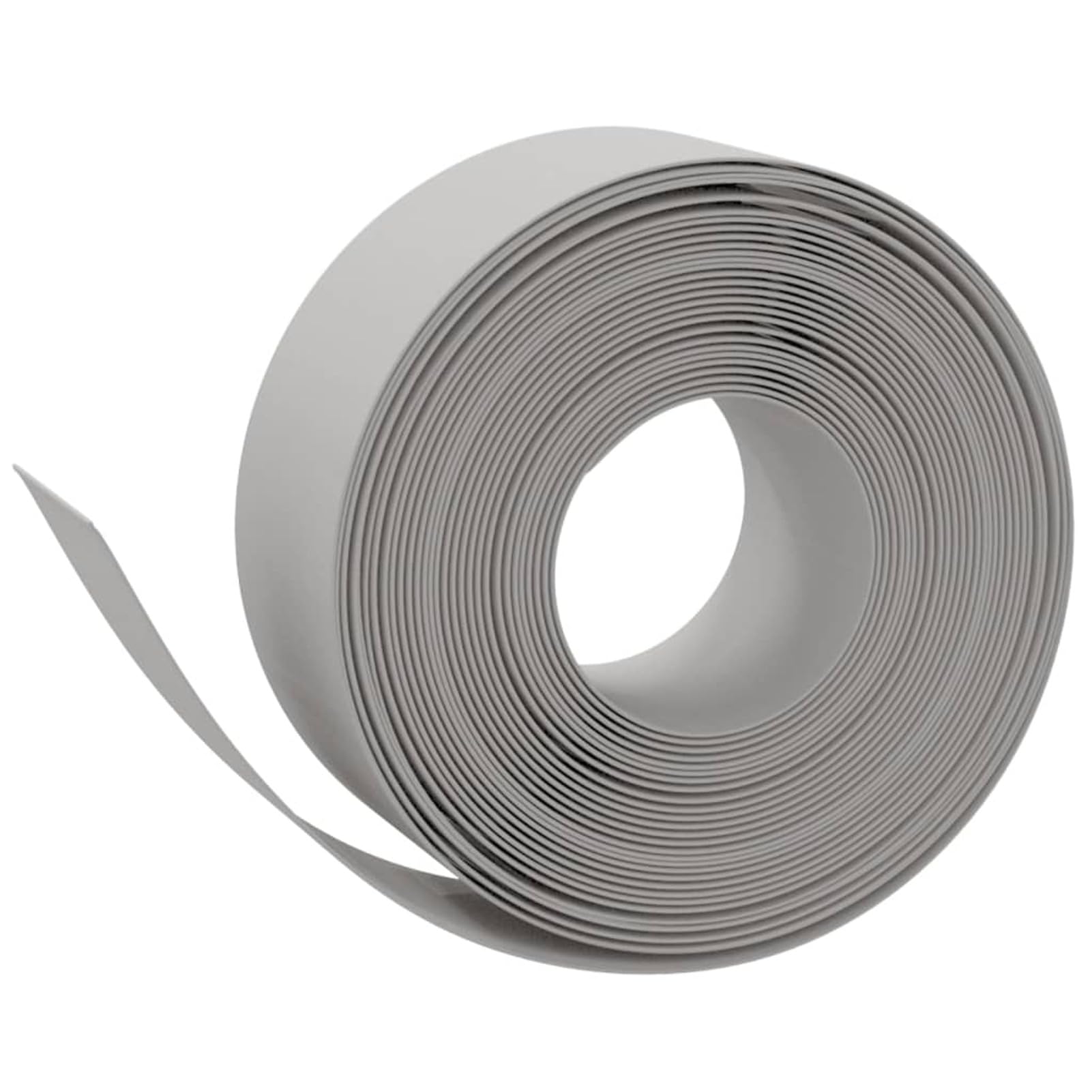 Rasenkanten 4 STK. Grau 10 m 20 cm Polyethylen Beetumrandung Kunststoff Garten Beeteinfassung
