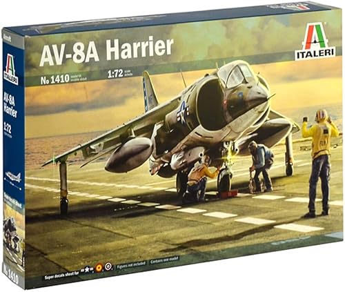Miniatura 6 de Italeri ITA1410 1:72 AV-8A Harrier [Kit de construcción de modelos]